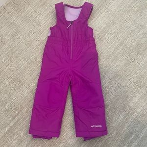 Columbia snow bibs 2T